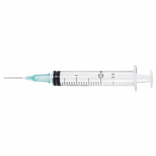 Genject Enjektör 2 cc 2P Yeşil 21G 16 mm - 250 Adet